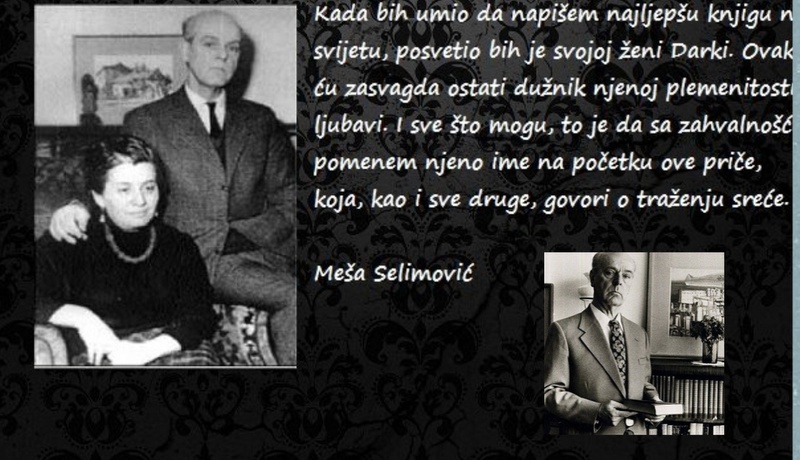 Meša Selimović : Jednako poštujem svoje poreklo i svoje opredeljenje!